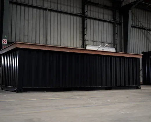 Contenedor de piscina de 40 pies