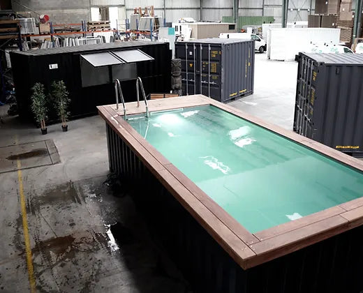 Contenedor de piscina de 40 pies