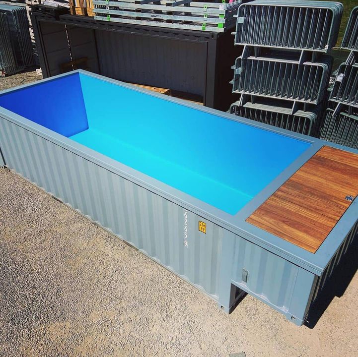 contenedor de piscina de 20 pies