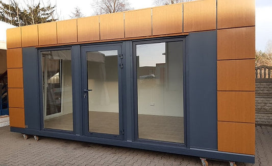 Contenedor de Oficina de 18 m2 Con Aseos