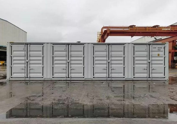 Contenedor 40 pies HC 12m blanco con abertura lateral (IVA INCLUIDO)