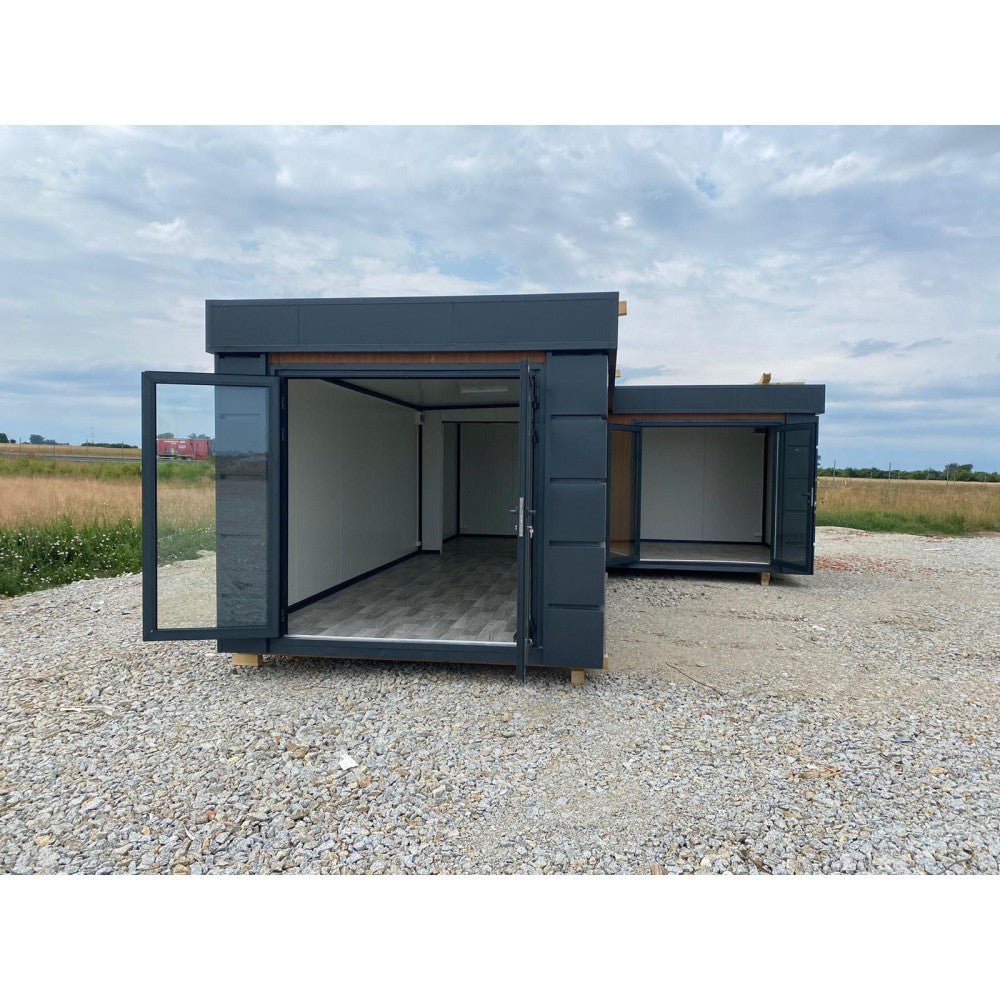 MÓDULO COMERCIAL COMBINADO 2 PIEZAS 3 X 6 M (36m2)
