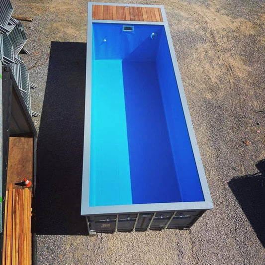 contenedor de piscina de 20 pies