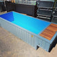 contenedor de piscina de 20 pies