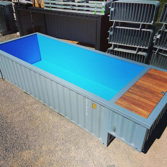 contenedor de piscina de 20 pies