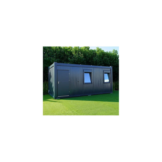 CONTENEDOR OFICINA 6×3 M CON ASEO Y COCINA / NUEVO