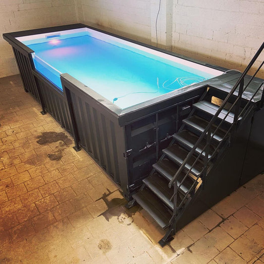 contenedor de piscina de 20 pies