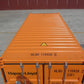 CONTENEDOR MARITIMO DE 20 PIES NARANJA - NUEVO