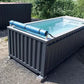 PISCINA CONTENEDOR 20 PIES JET DE NATACIÓN GRIS ANTRACITA
